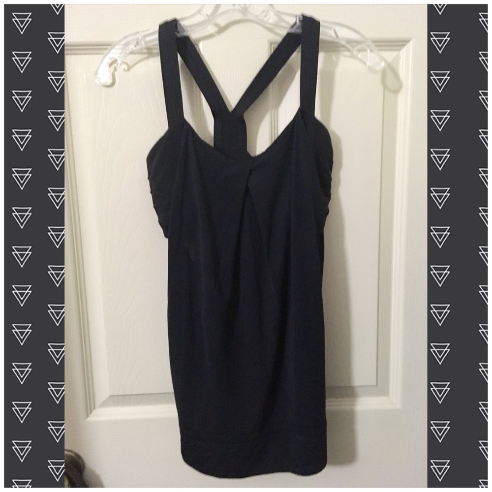 lululemon athletica Black Strappy Tank Top